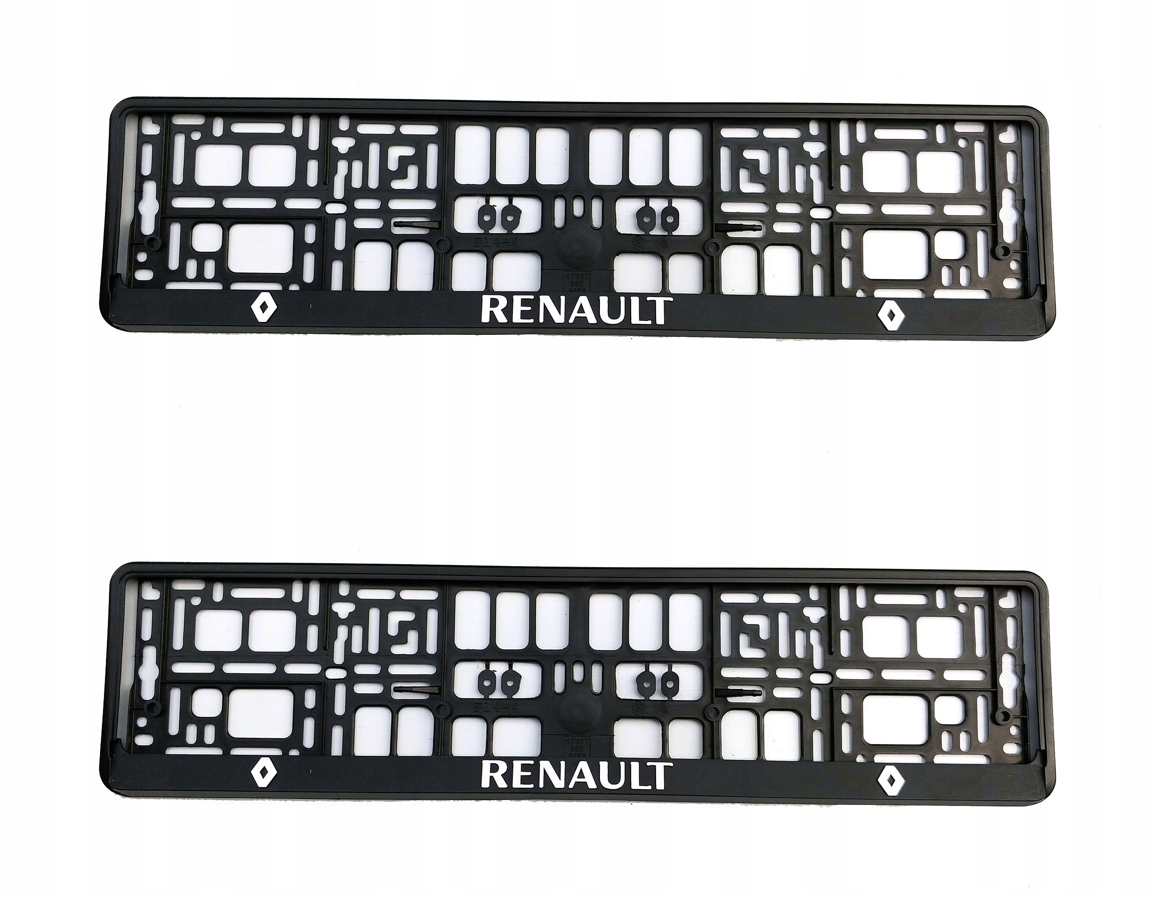 Ramki Do Tablicy Rejestracyjnej Renault Napis Chrom 2 Sztuki