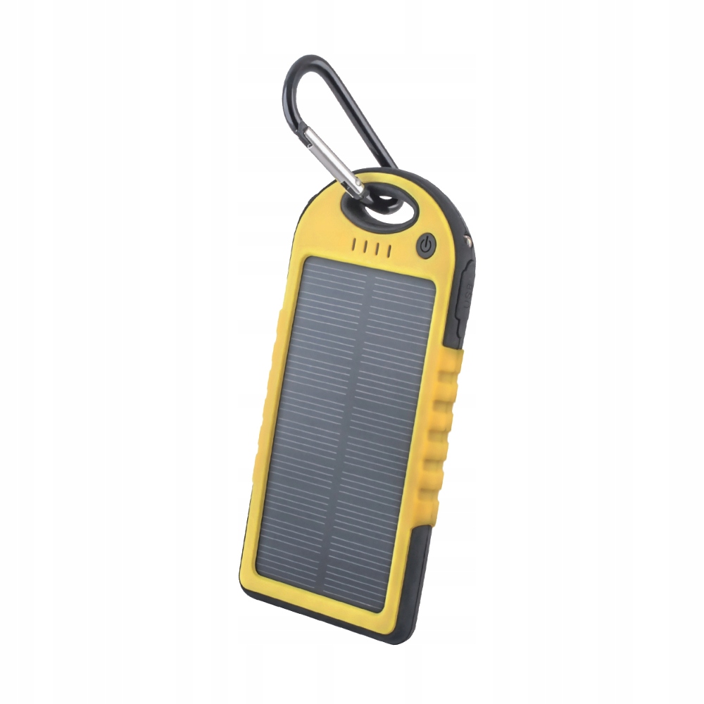 

Power bank solarny Setty 5000 mAh żółty