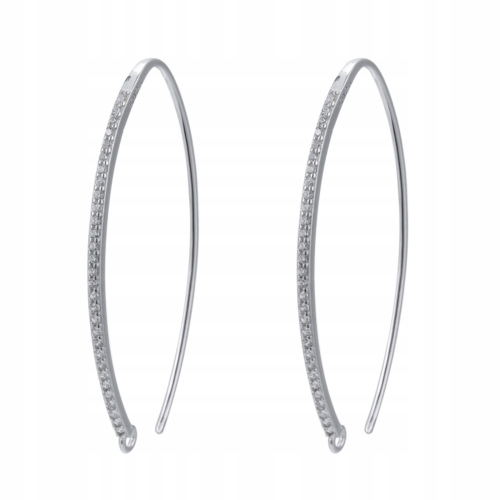 Stříbro 925 Háčky na náušnice 36.5x18mm 1pár