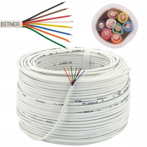 Ytdy 8x0,5 Przewód Alarmowy Domofon BITprotect