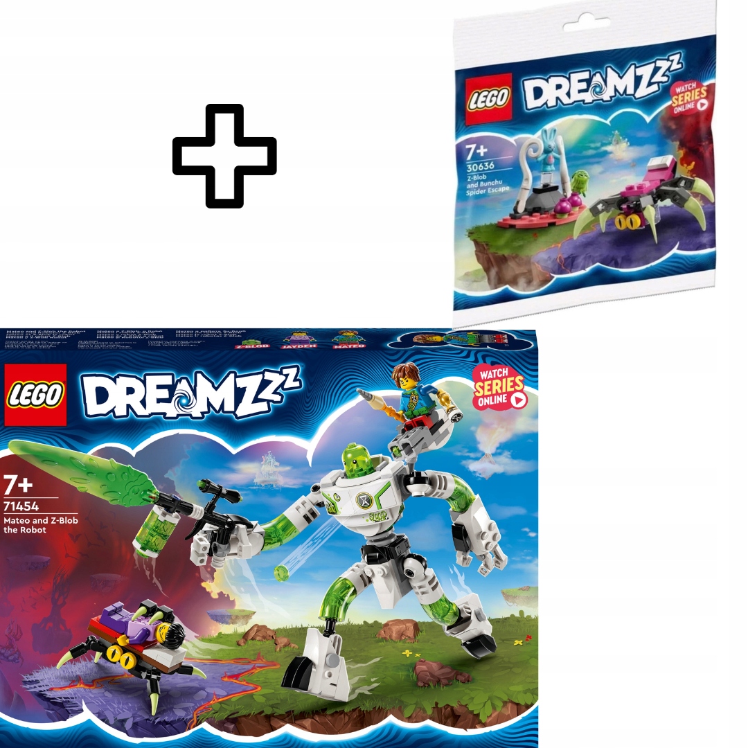 Sada 2 Lego Dreamzz 71454 Mateo A Robot Z-blob +dárek Lego Dreamzz 30636