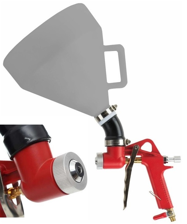 Pistolet Emulsji Tynków Malowania 3 DYSZE Przegub
