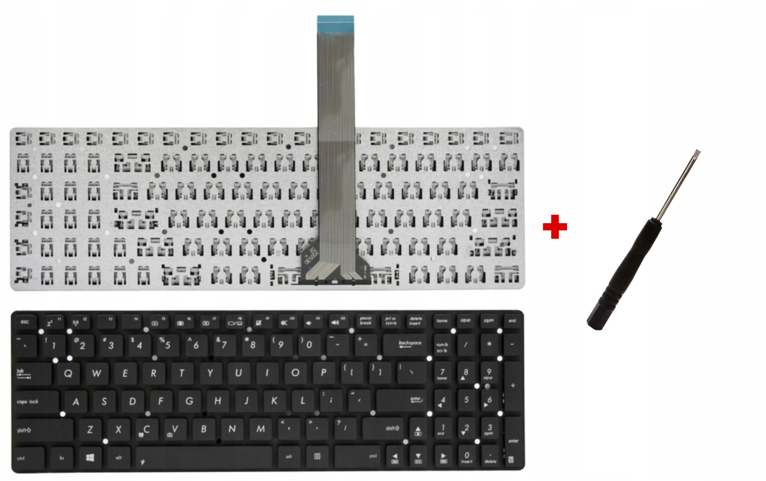 Klávesnica Qwerty pre notebook Asus A55 K75 K75V K75VD K75VJ K75VM K55VM R500