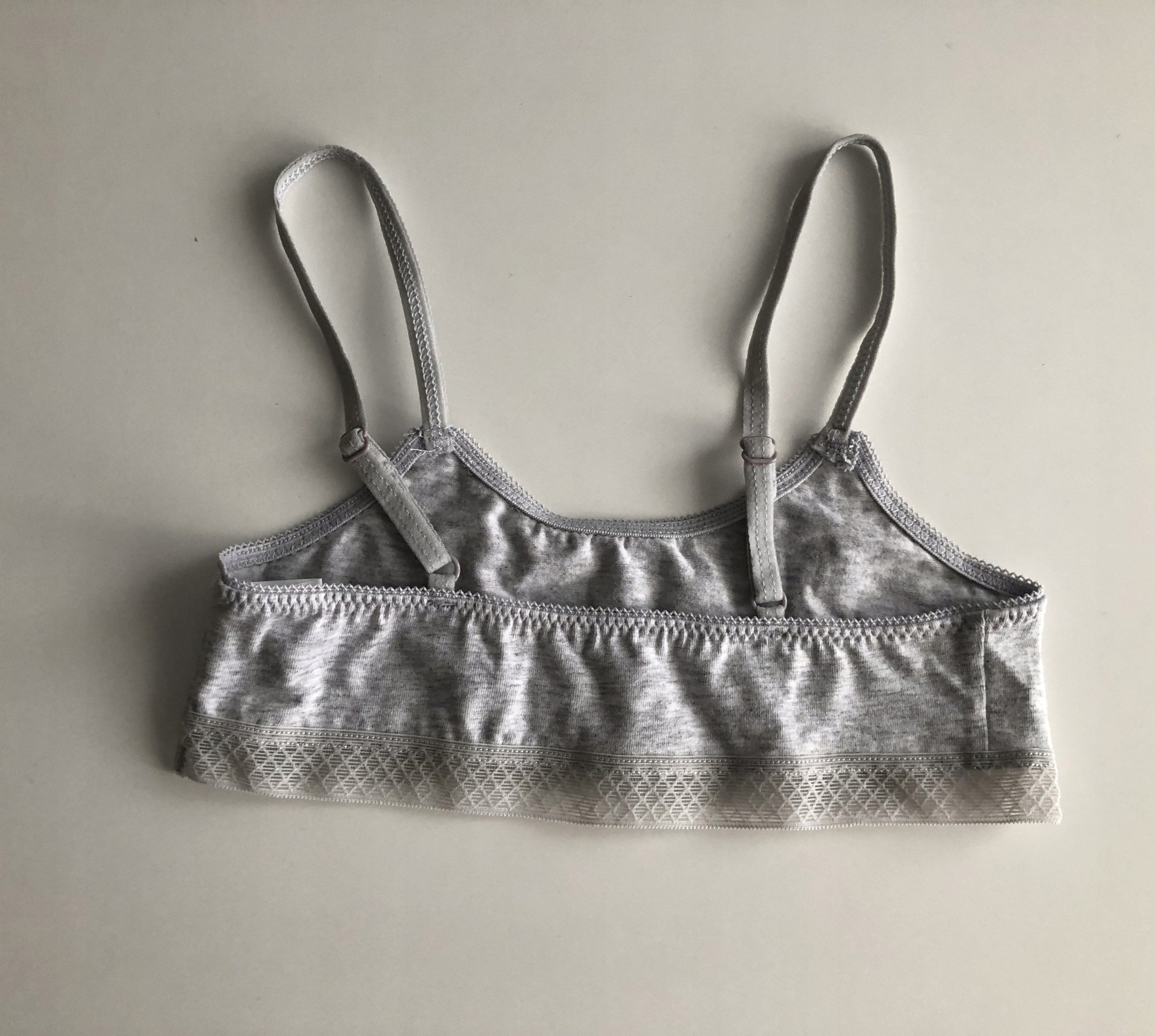 OUTLET WŁOSKI BAWEŁNIANY DZIĘWCZĘCY BIUSTONOSZ TOP 140/146 2-PAK Rodzaj opaska