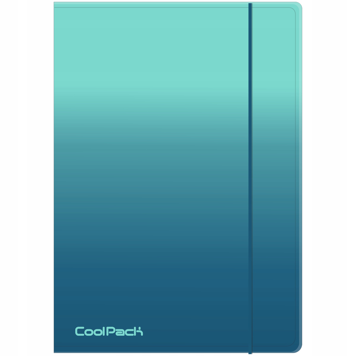 Teczka A4 z gumką Coolpack Gradient Blue Lagoon
