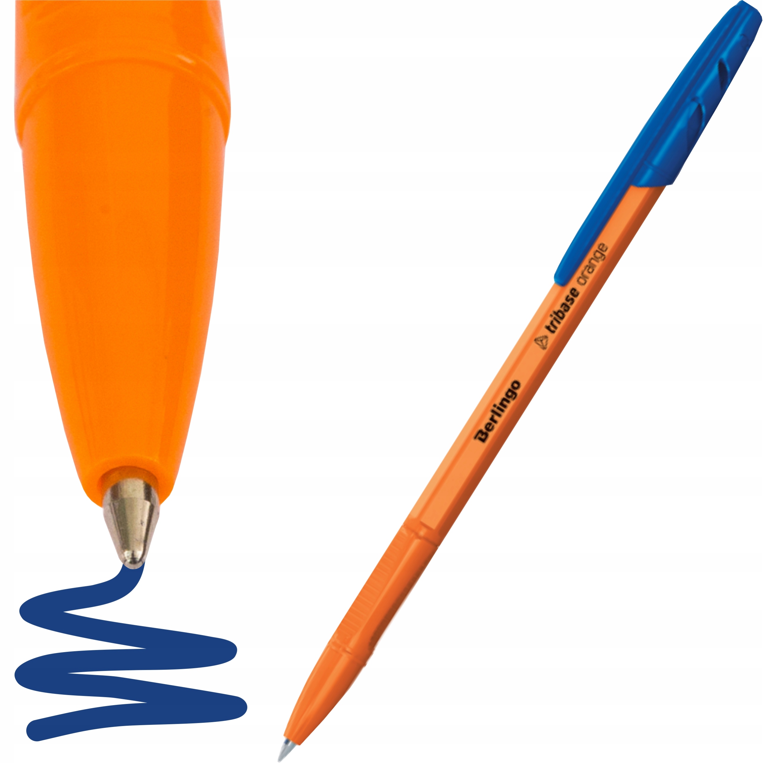 

Długopis kulkowy Tribase Orange 0.7mm niebieski