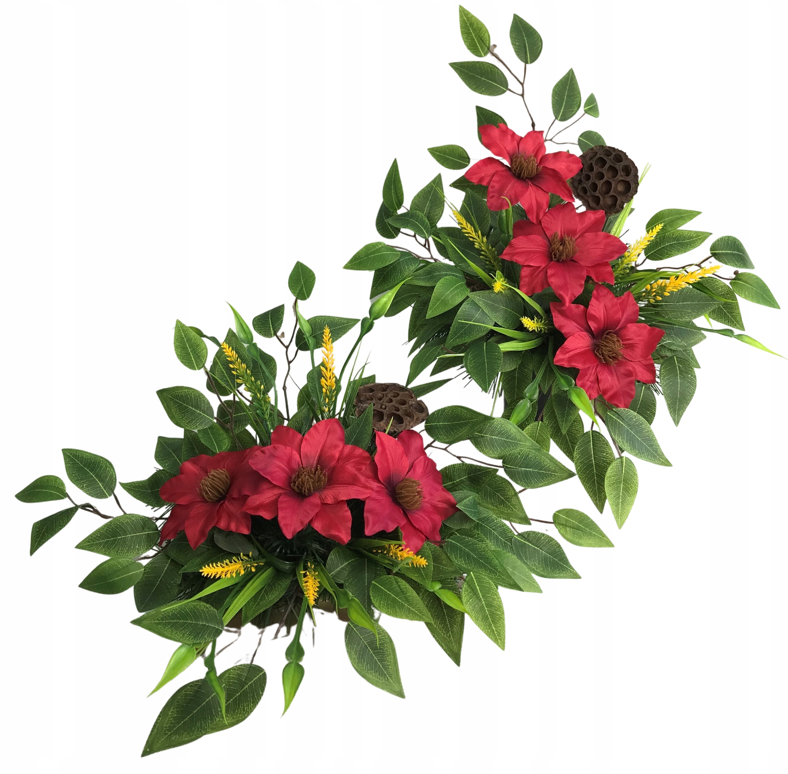 STROIK KOMPOZYCJA ZESTAW KOMPLET na grób cmentarz