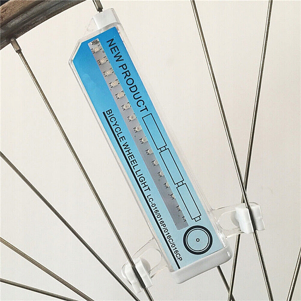 NAKŁADKA LED NA SZPRYCHY ROWEROWE 32 LED LAMPKA Model LC-D016