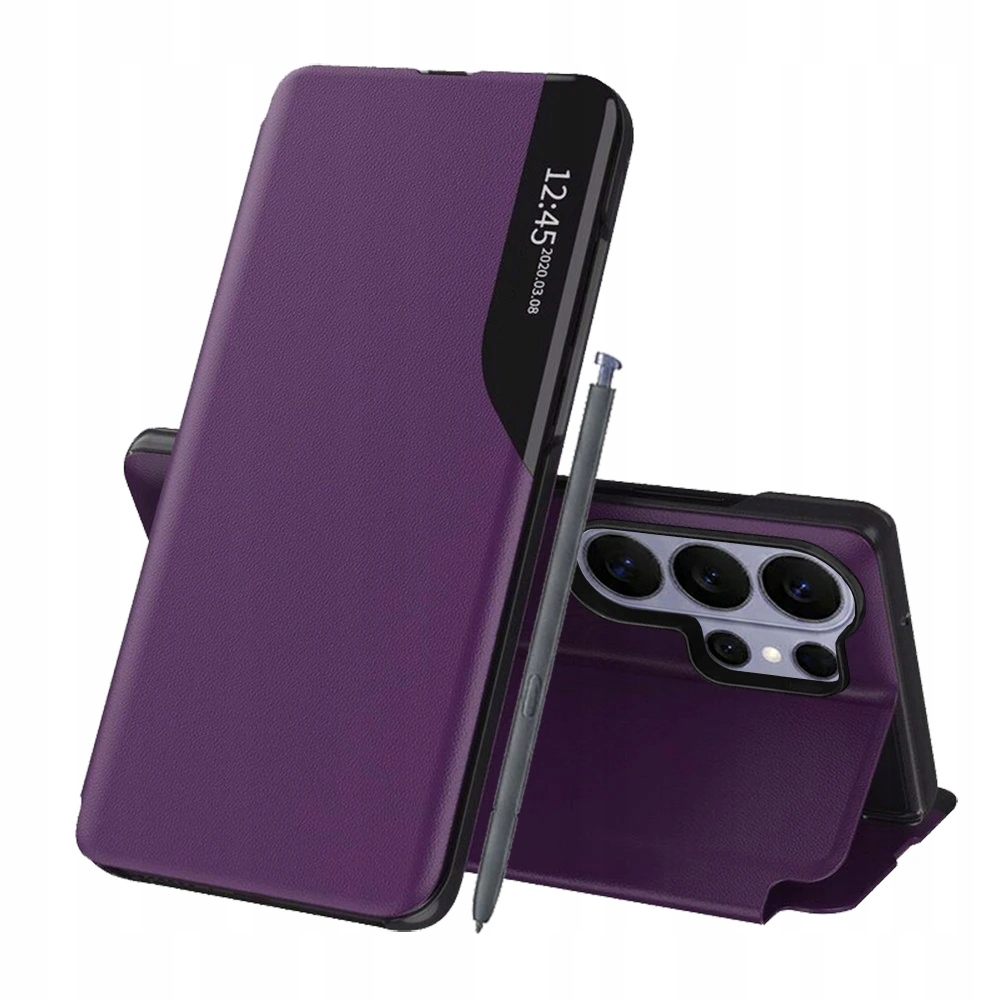 Techsuit etui książkowe z serii eFold Samsung Galaxy S26 Ultra fioletowe