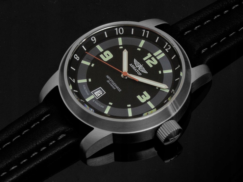 ZEGAREK AUTOMAT AVIATOR POLJOT ETA 2824/2915468 Rodzaj analogowe