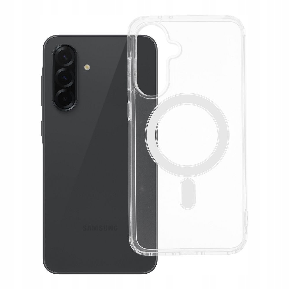 Oem Futerał do Samsung A36 Clear Mag Cover (MID) zgodny z MagSafe transpare