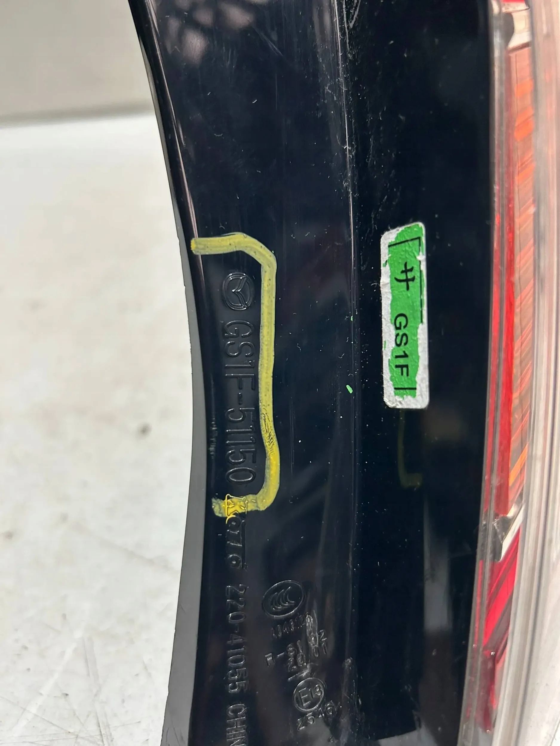 Lampa tył prawy Mazda 6 2006 Strona zabudowy prawa