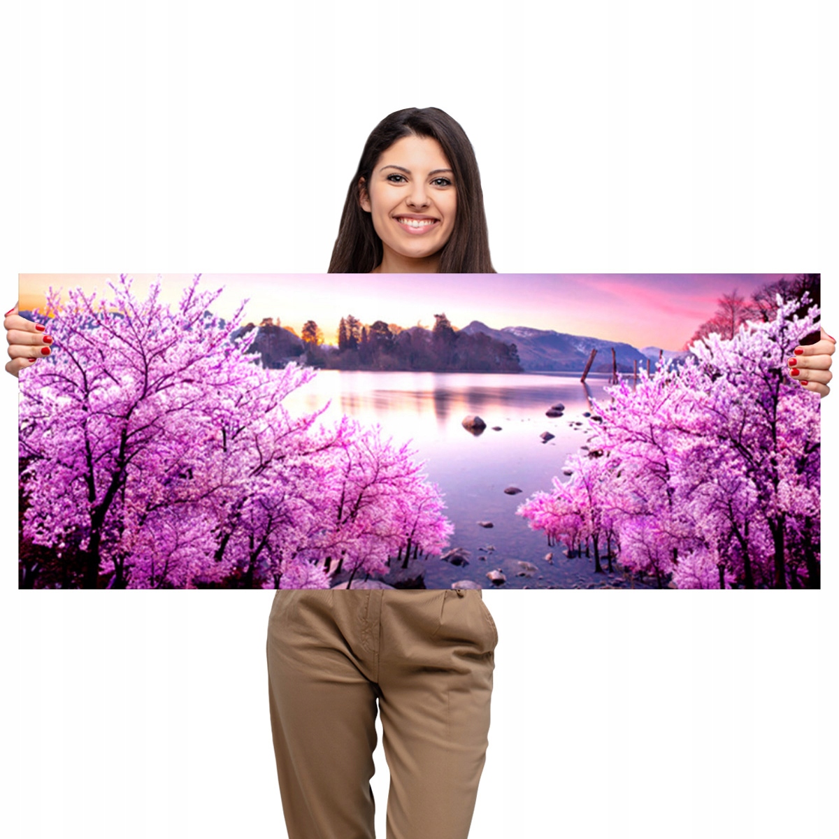 Diamantová Výšivka Velká 40x120 Diamond Painting Mozaika Diamantová Příroda XXL