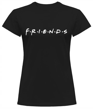 

Damska Koszulka T-shirt Friends Biały Tu XXL