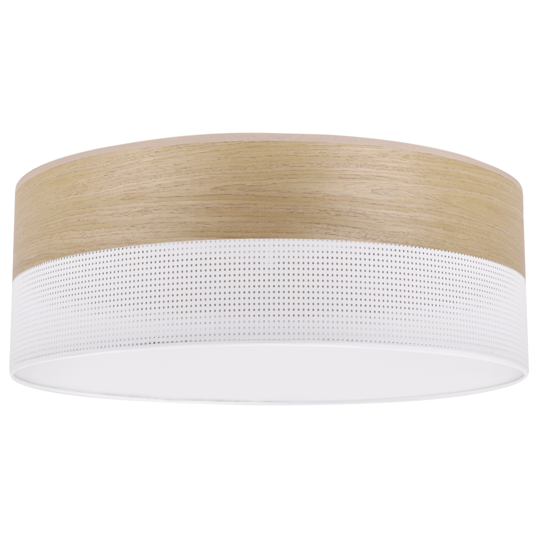 Závesná Stropná Lampa Luster Stropné Svietidlo Biela 40 CM Dub Zlatý Do Izby