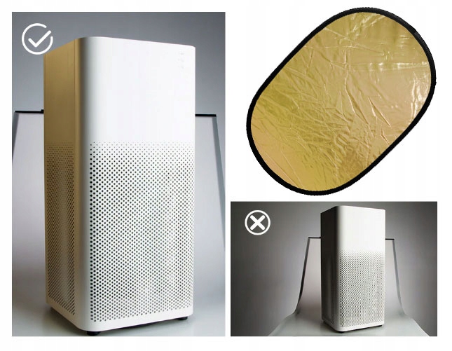 BLENDA OWALNA 2w1 90x120cm 90/120 - SREBRNO ZŁOTA ZŁOTO SREBRNA + POKROWIEC Typ 2 w 1