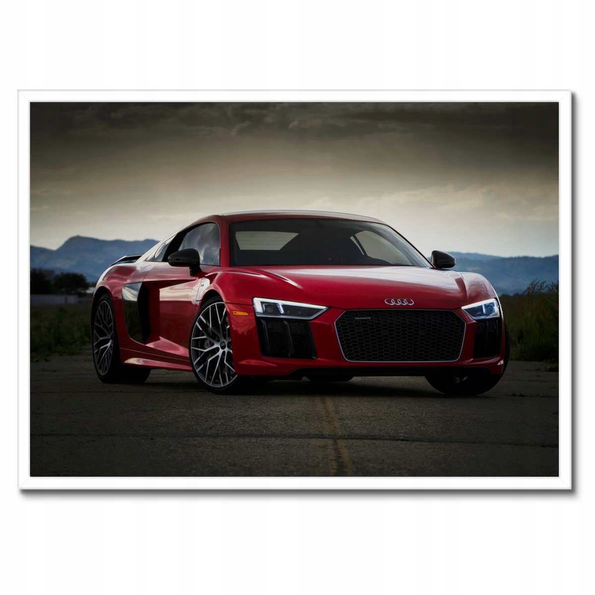 Plakáty v rámu 70x50 Červené Audi Quattro