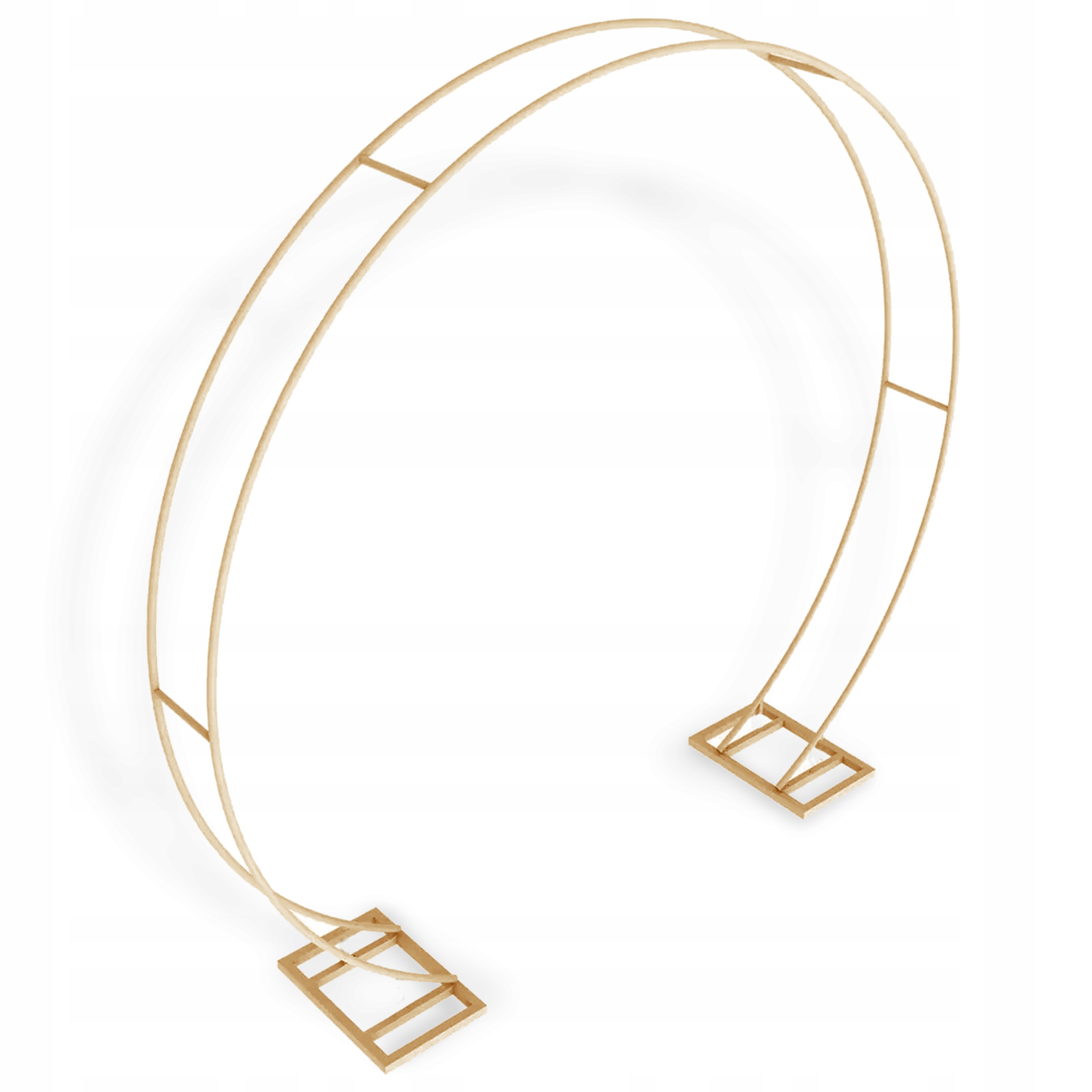 Kovové kolečko s dvojitým obloukem pro dekoraci 320 cm x 280 cm