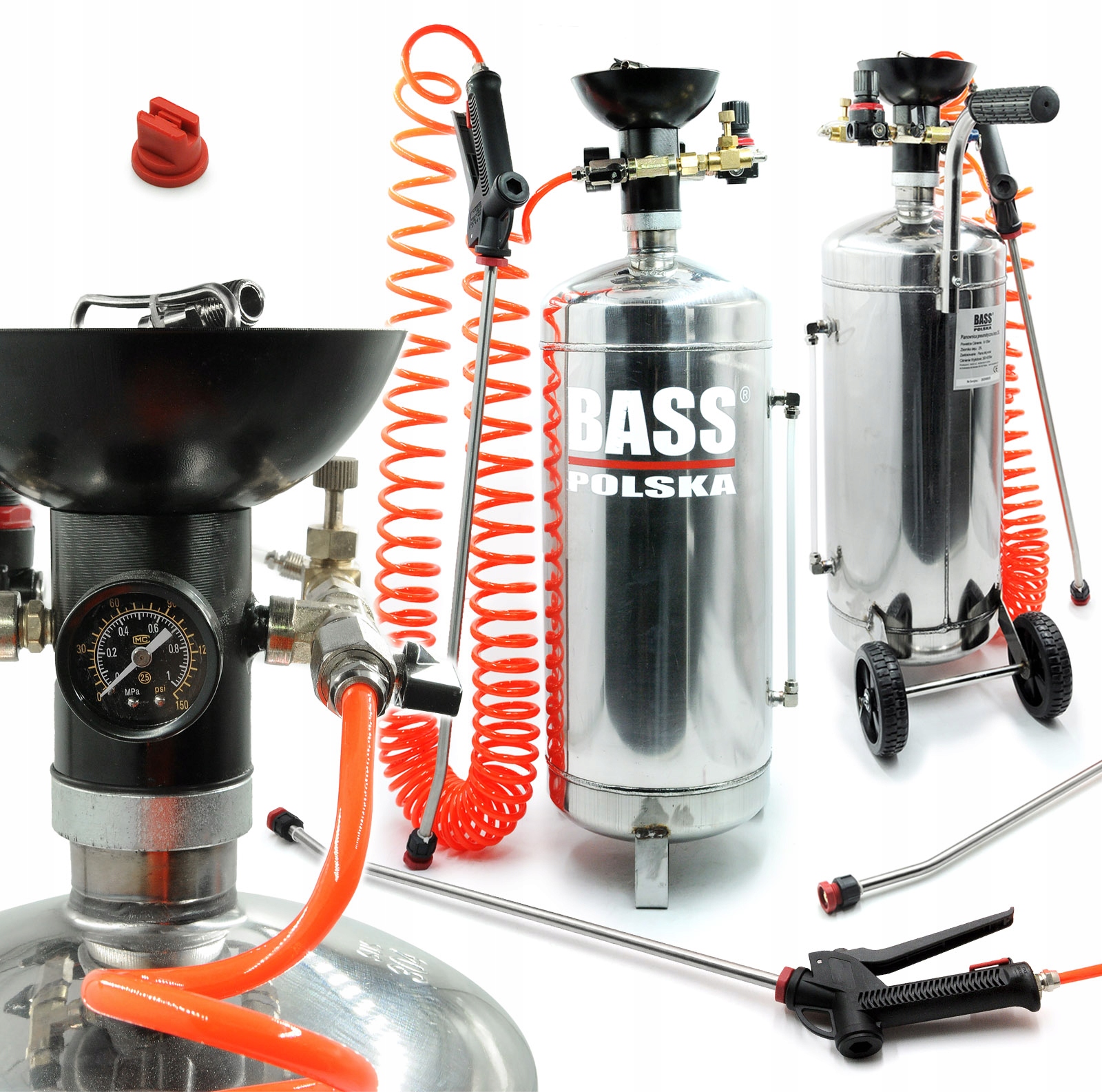 Pianownica Pneumatyczna Wytwornica Piany Na Myjnię 25L Inox