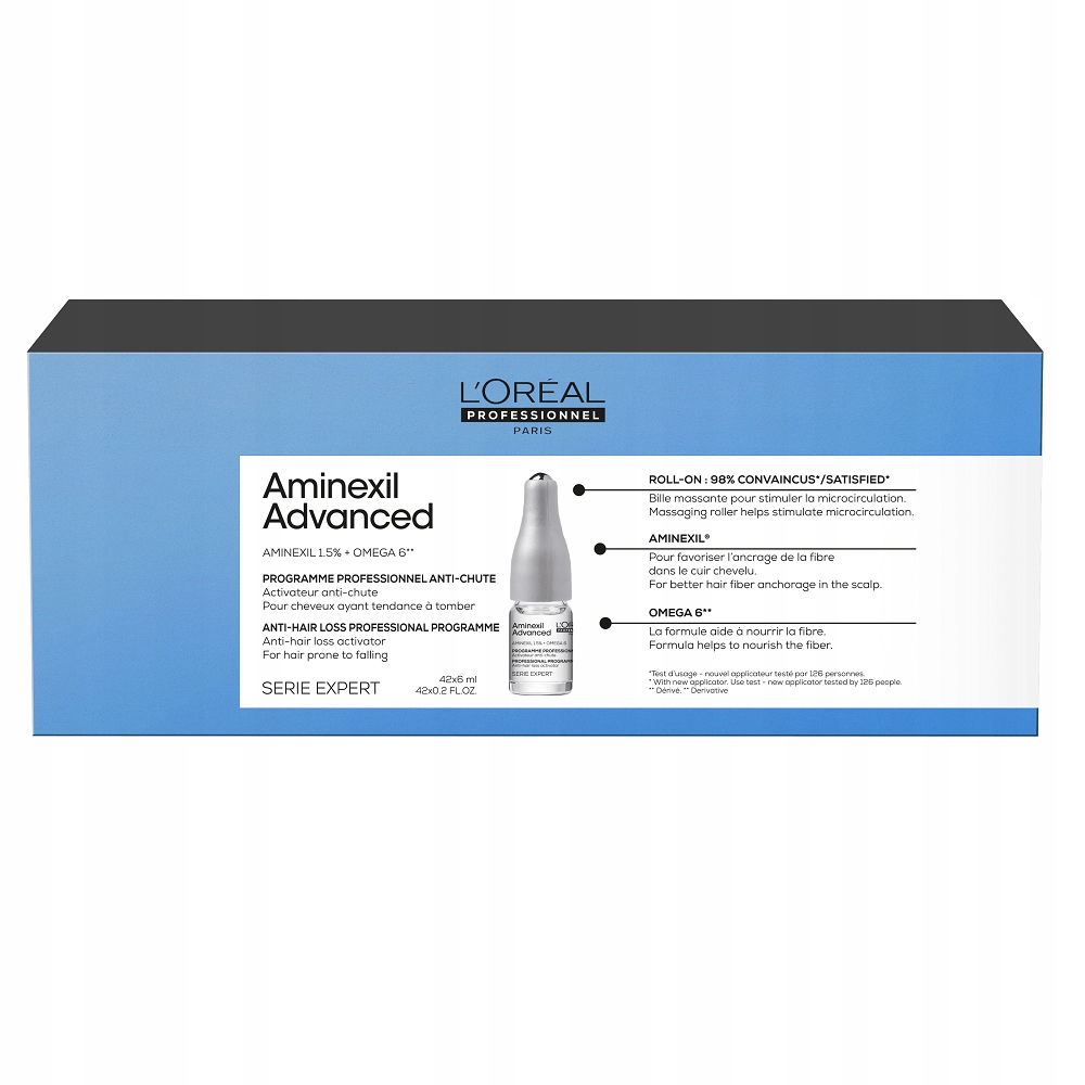 Loreal Se Scalp Aminexil Advanced Kuracja przeciw wypadaniu włosów 42x6ml