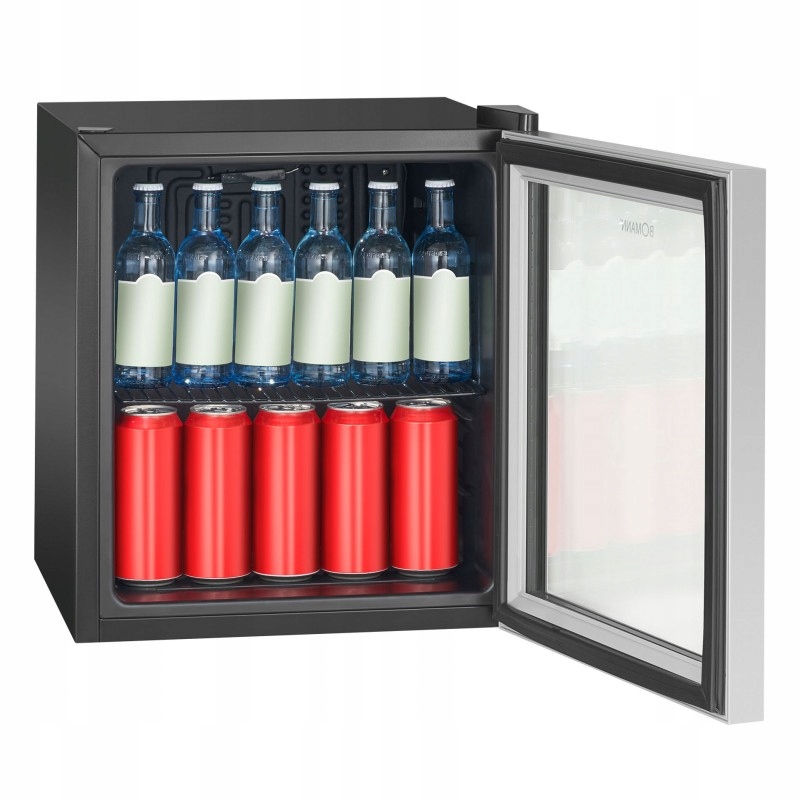48L CHŁODZIARKA LODÓWKA WITRYNA CHŁODNICZA DO WINA NAPOJÓW WINIARKA LED Model Bomann KSG 7286