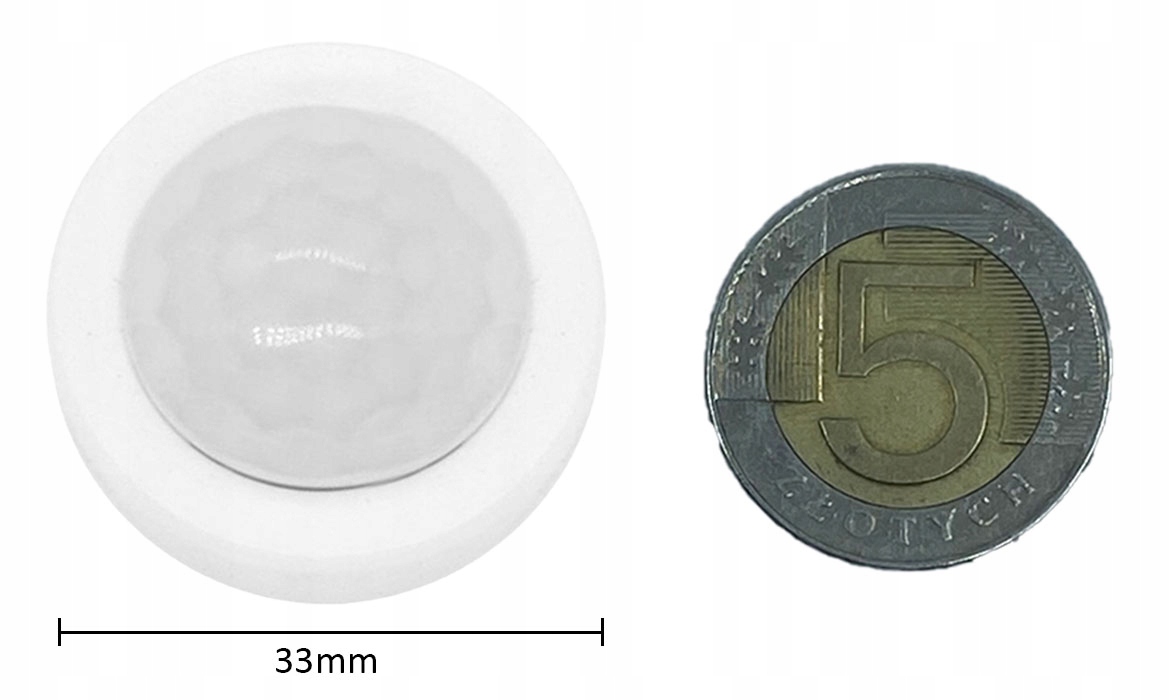 Czujnik RUCHU ZIGBEE 3.0 TUYA MINI PIR na baterie Seria TUYA