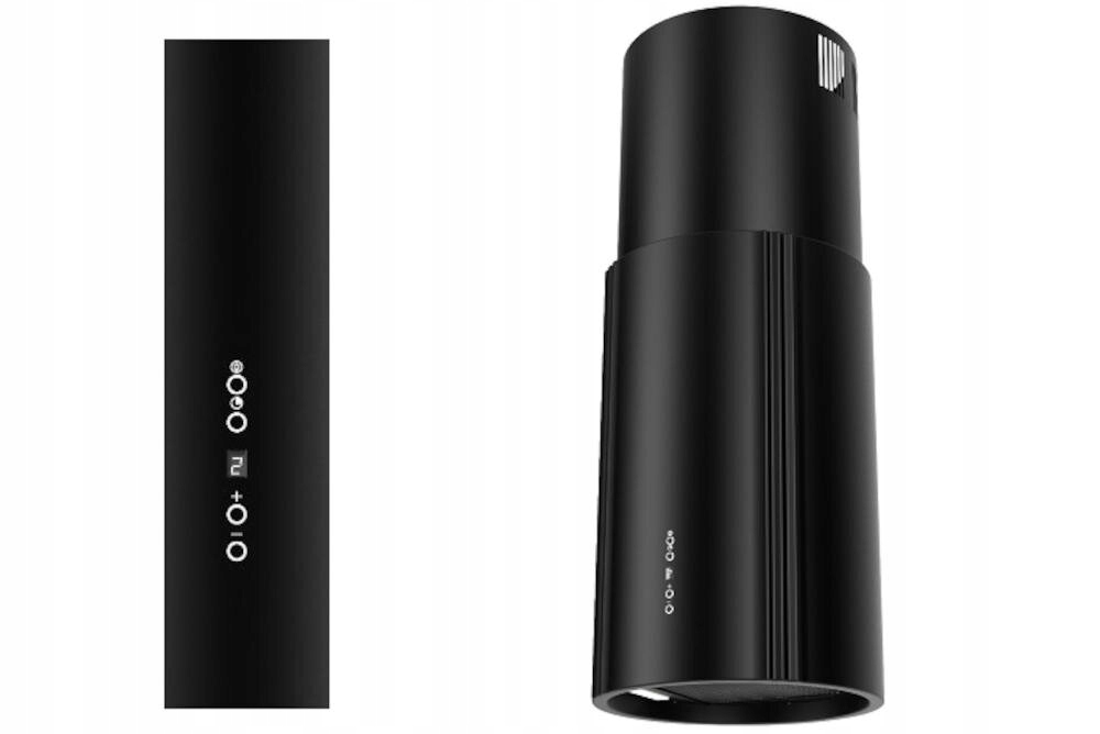 Okap VDB Boho Isla Czarny Maksymalna wydajność 390 m³/h