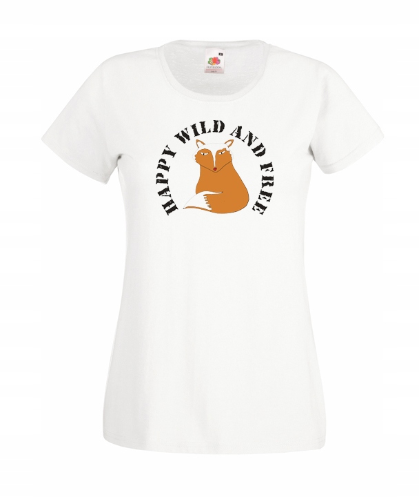 

XL Koszulka Damska Lis Lisek Fox Wild And Free