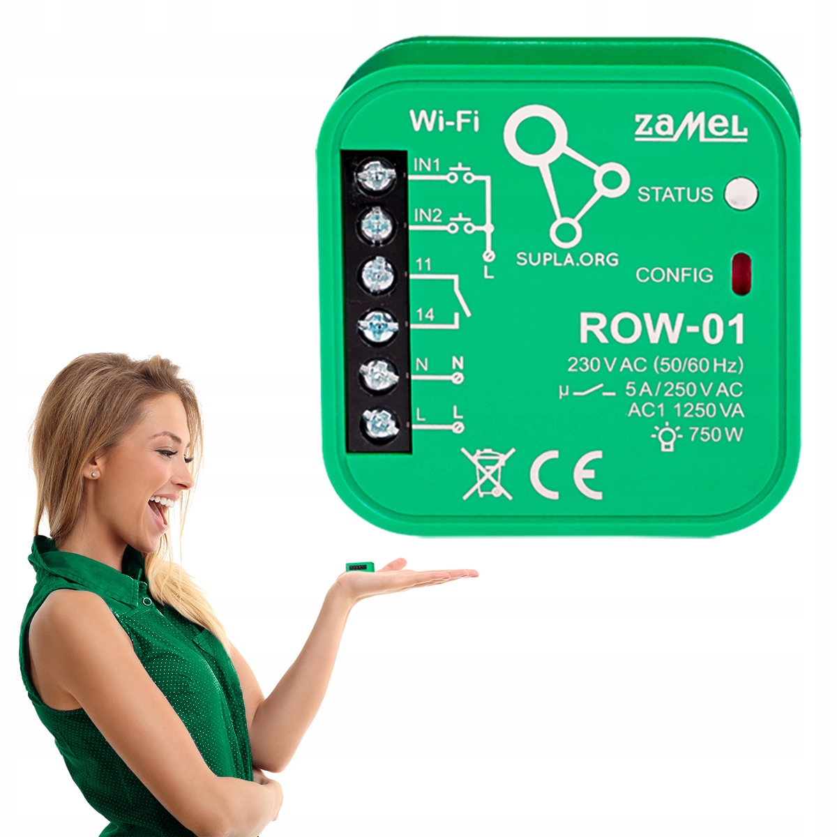 Odbiornik radiowy sterownik ROW-01 WiFi Supla inteligentny dom smart home
