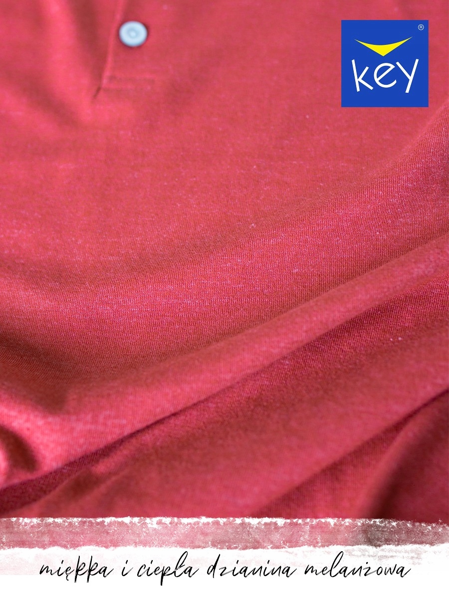 PIŻAMA MĘSKA Z FLANELOWYMI SPODNIAMI KEY 1451 XXL Kolekcja Key