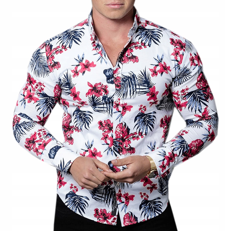 Pánská košile Casual Denní Kontrast