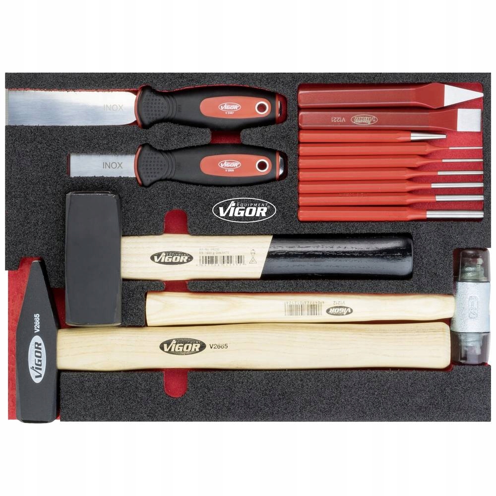 Zestaw narzędzi Vigor V5085 Zestaw młotka i dłuta