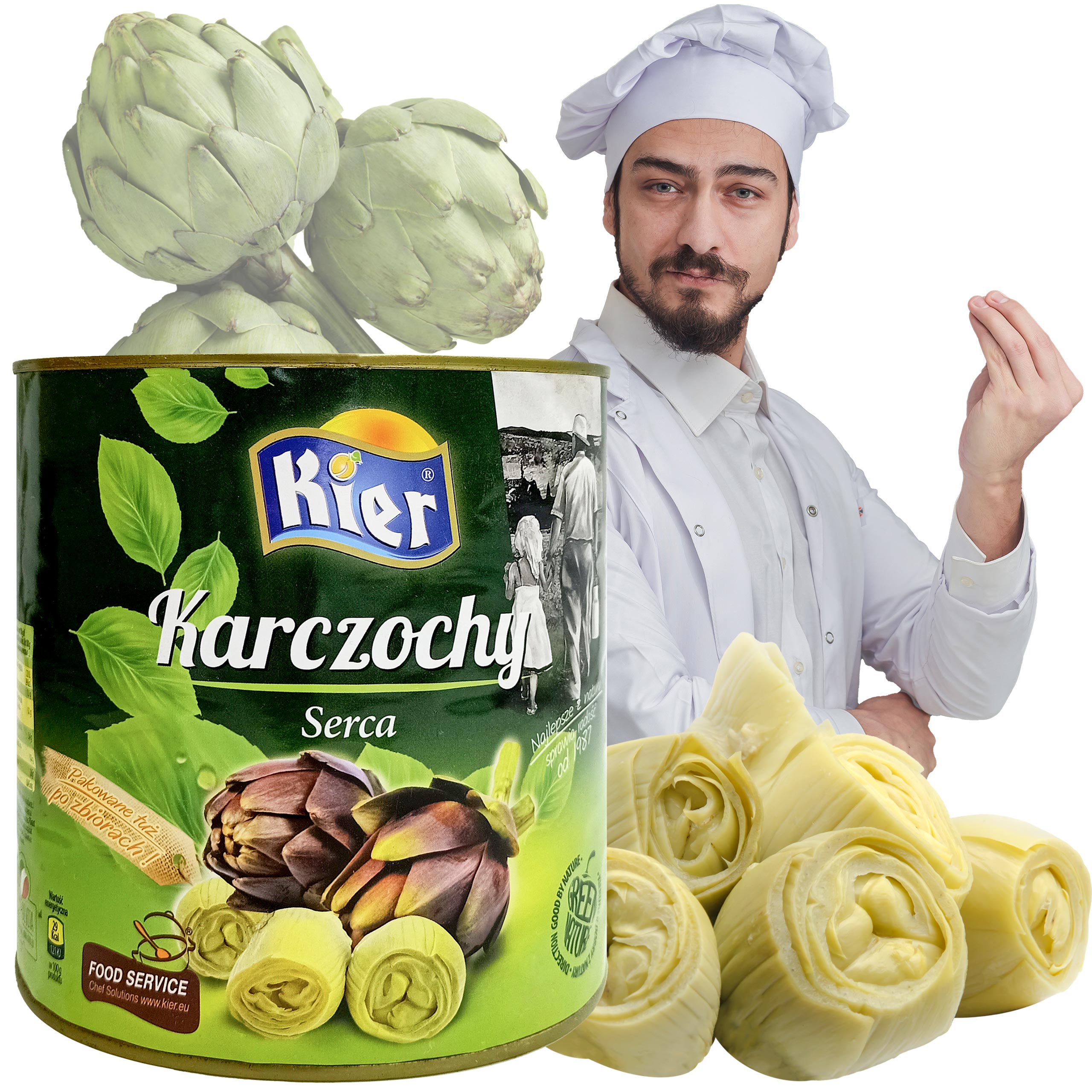 Levně Artyčoky Srdce 2500g Artyčok konzerva Španělsko