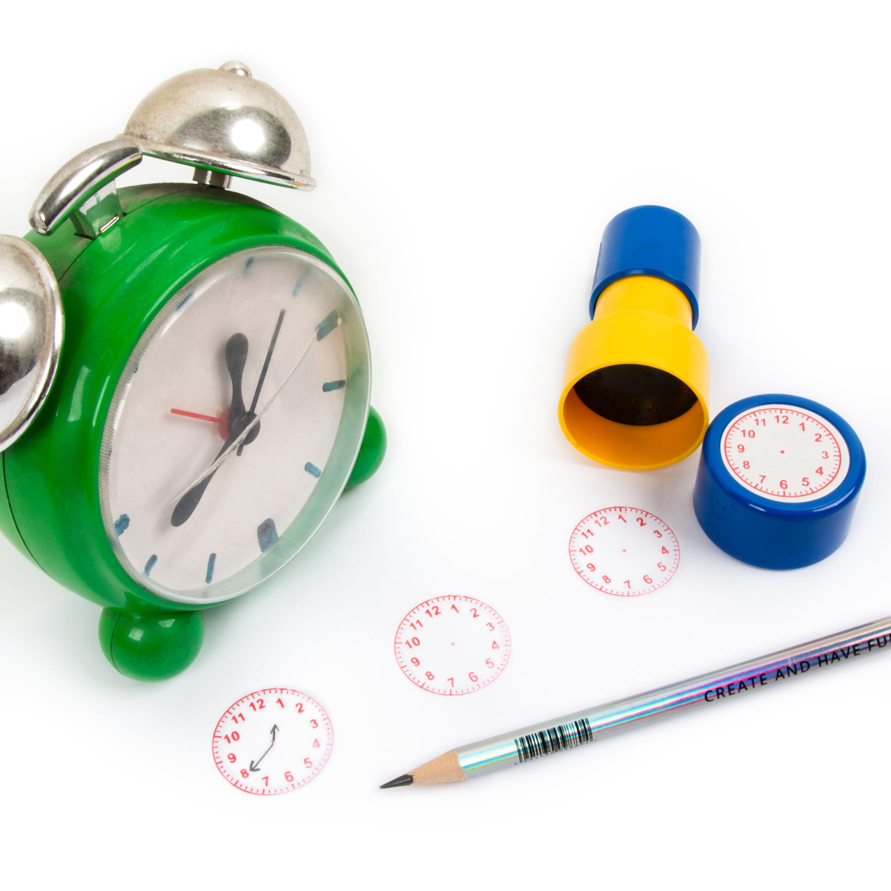 PIECZĄTKA STEMPELEK DO NAUKI ZEGARA nauka godzin dla dzieci Płeć chłopcy dziewczynki