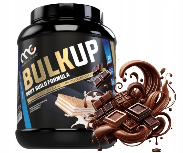 Muscle Clinic Bulk Up 2700g Obojek Na Hmotu Sacharidy Čokoláda