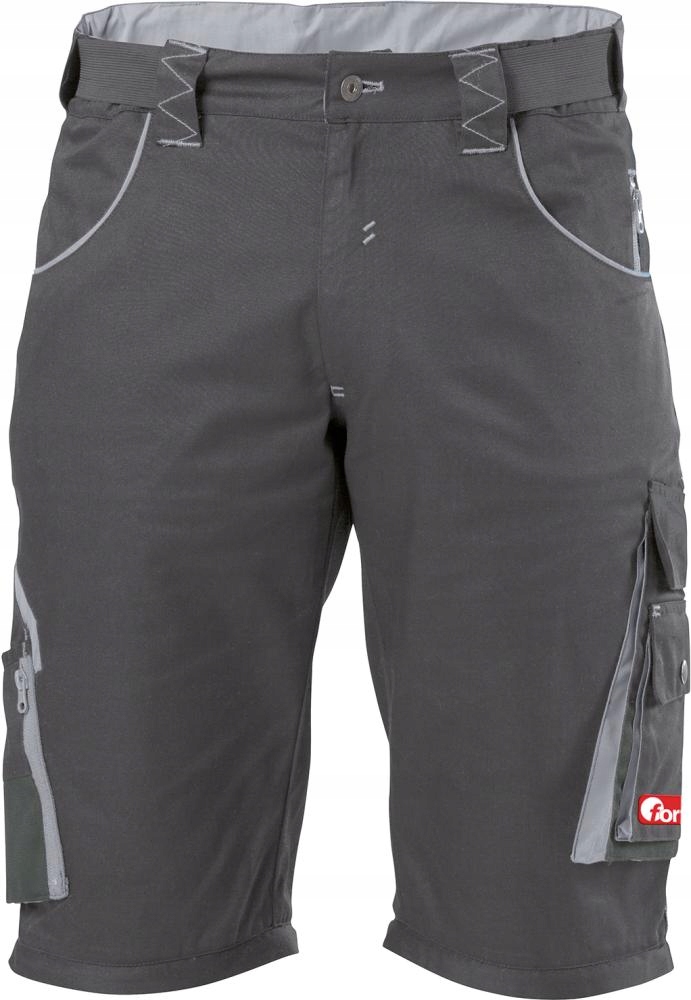 Kalhoty kraťasy krátké pánské 60 černá/limetková Fortis