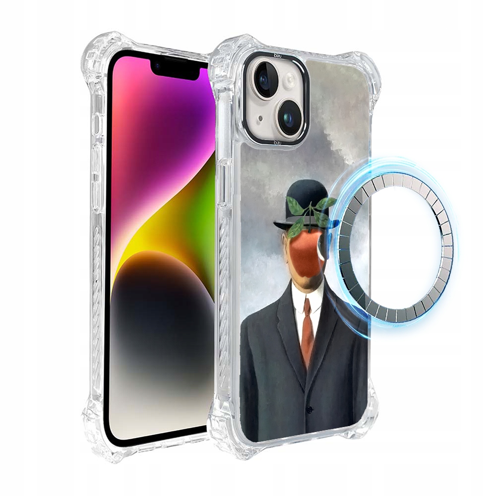 Pouzdro pro iPhone 14 Plus Ibizu DropGuard Ultra s MagSafe, syn člověka