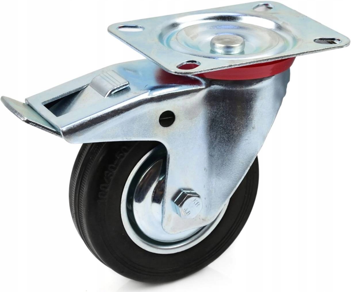 Koło obrotowe 100mm z hamulcem Geko G71518
