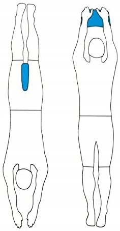 Beco deska do pływania Trainer Pro niebieska Model Pull Kick Trainer Pro