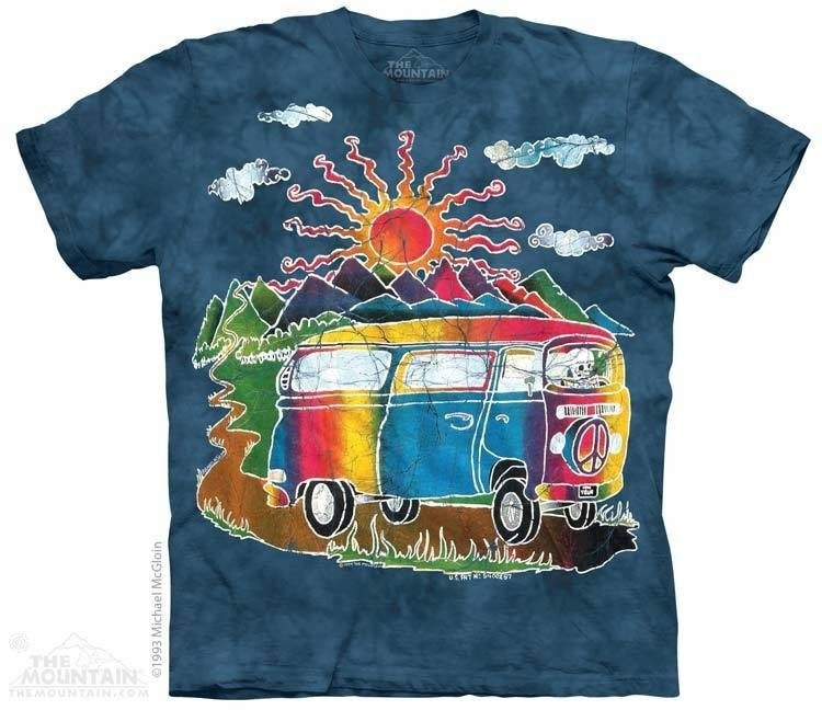 Batikovaný turistický autobus The Mountain XL