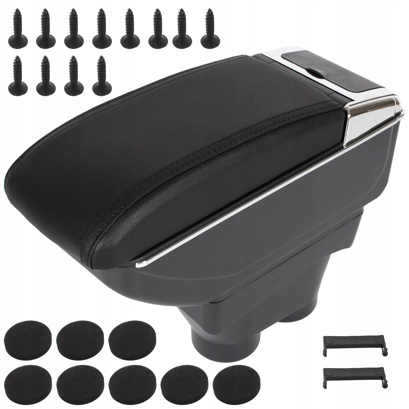 Loketní Opěrka Černá Ekokůže pro Peugeot 208 2012-2019