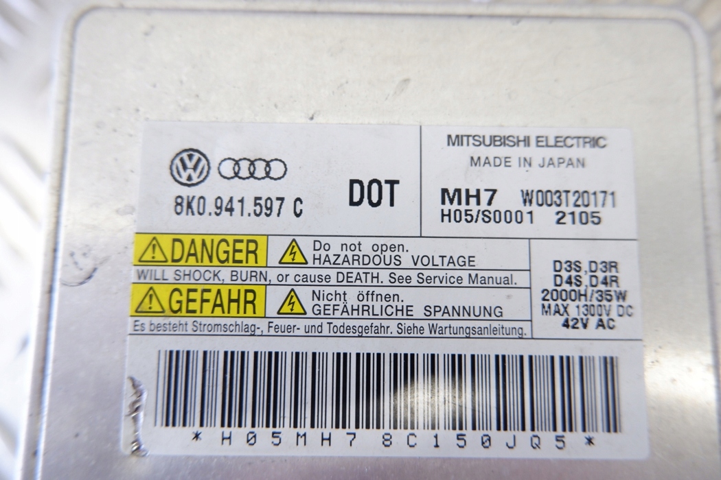 модуль Ксенон vw TOUAREG (7P5) 8K0941597C 3.0л Дизель 180kW 2011