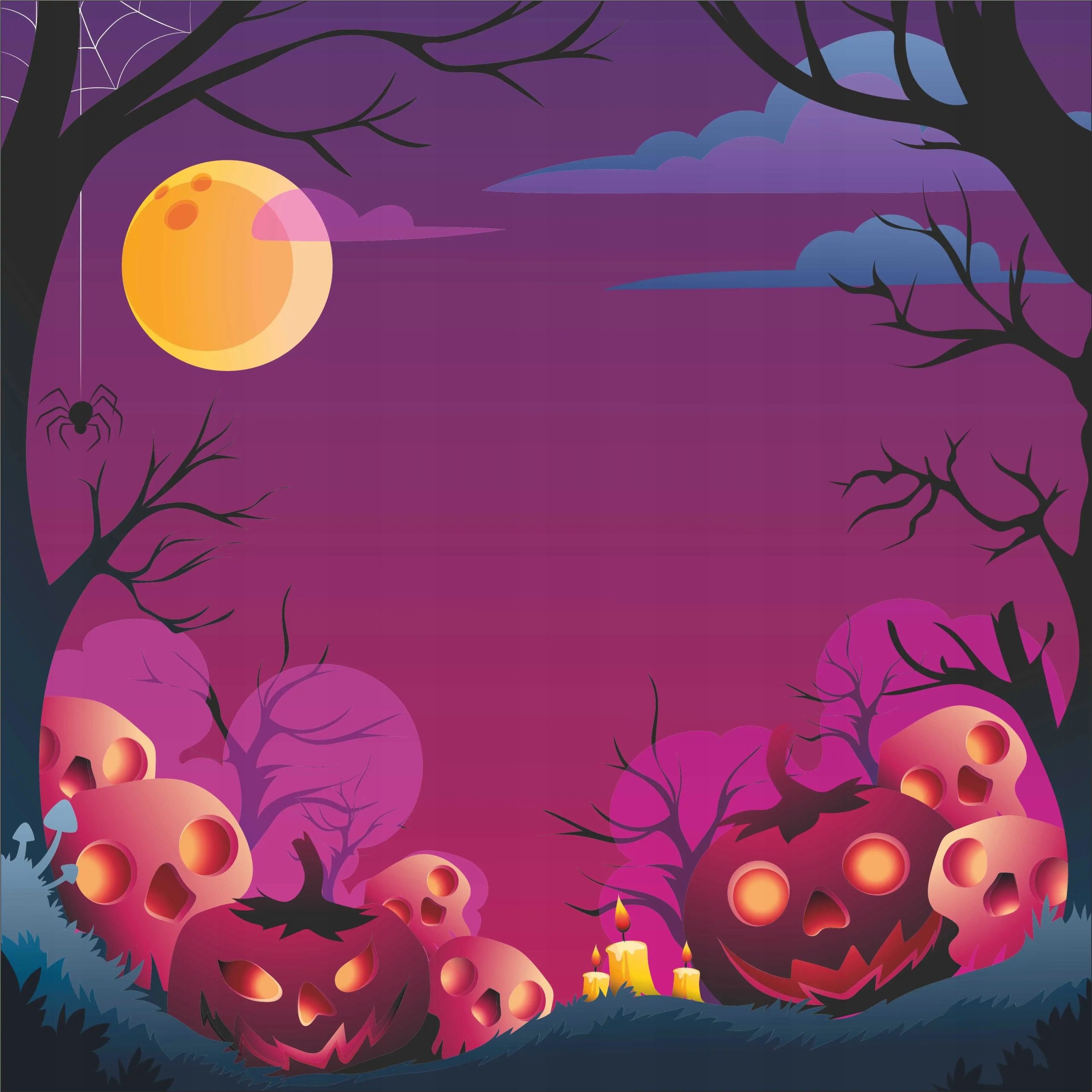 Tło fotograficzne Halloween 200x200 cm H4 Tunele