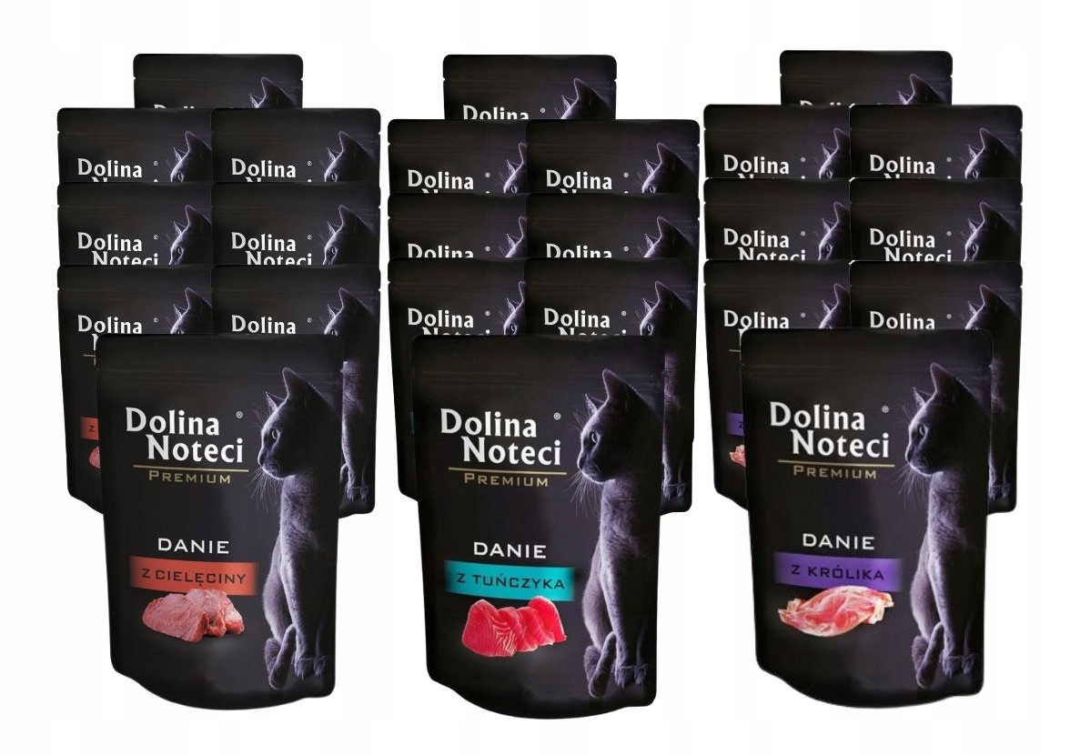 Levně Dolina Noteci Premium Mokré krmivo pro kočky Dish mix chutí 24x85g