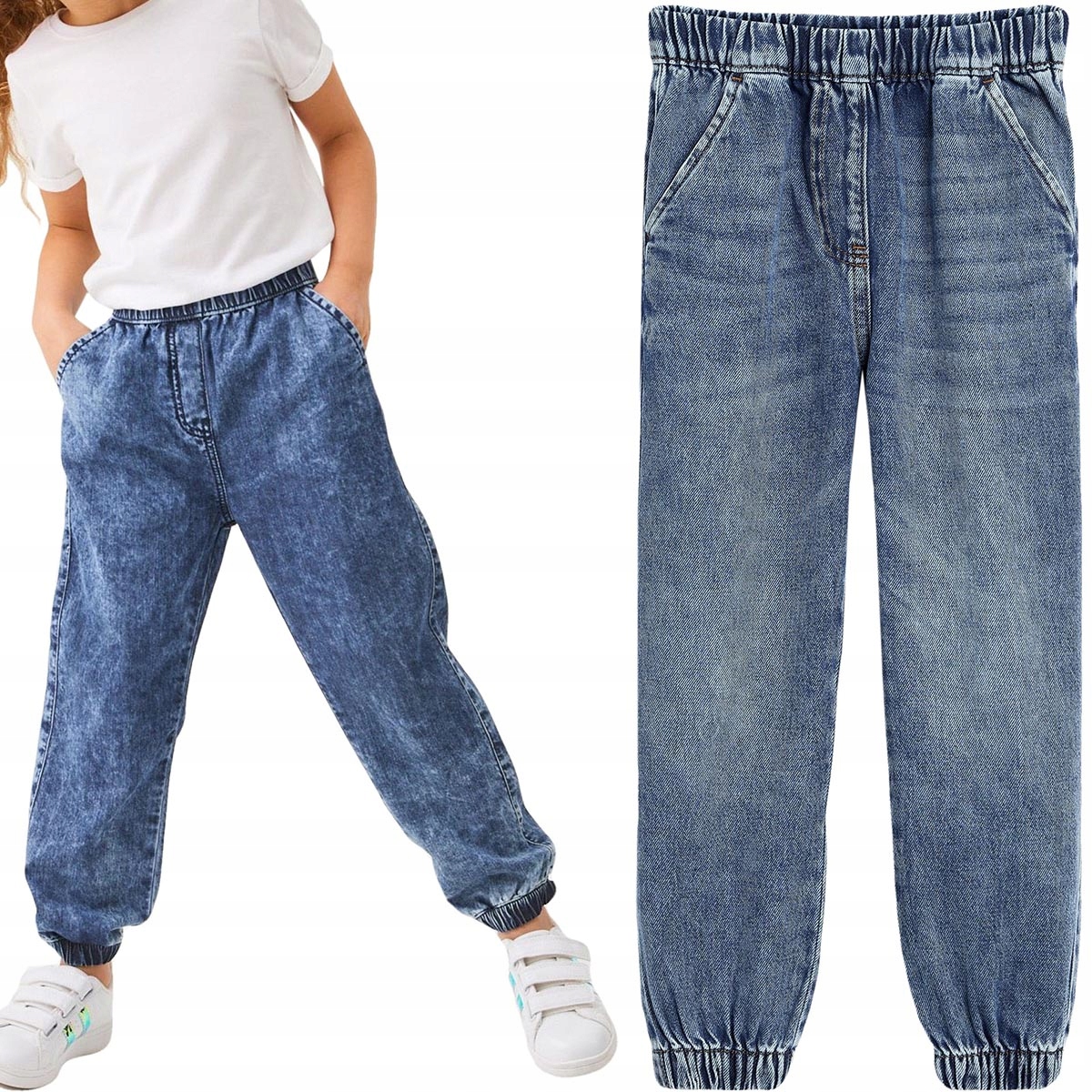 

Next Dziecięce Jeansy Spodnie Joggery Jeans 116 cm