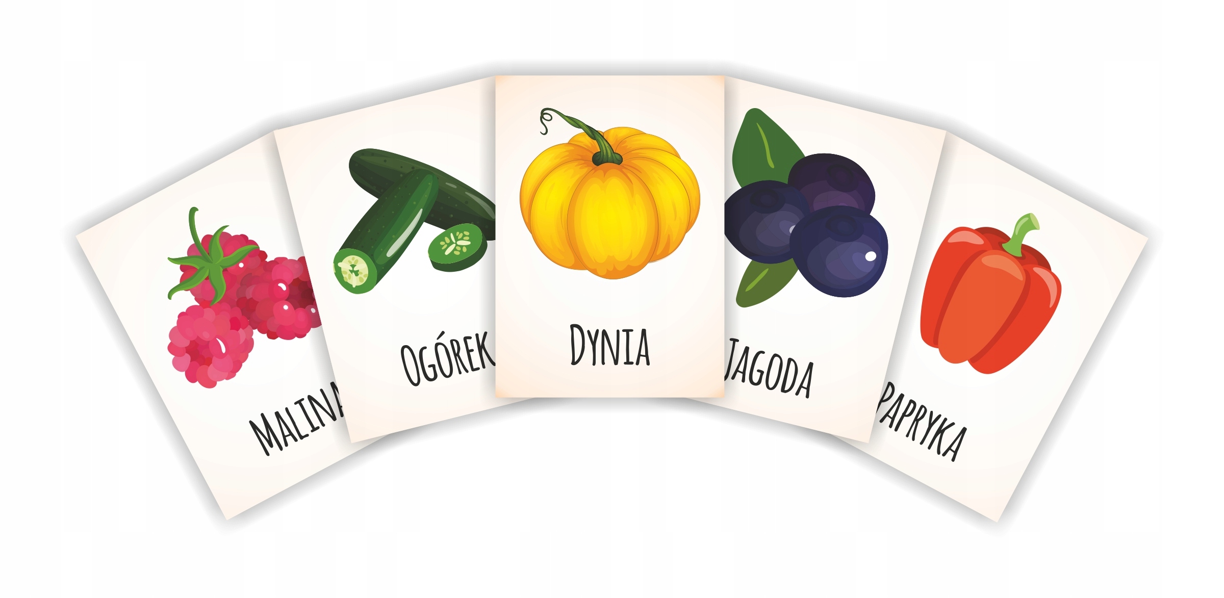 

Plansze Owoce I Warzywa 40 sztuk A5 Airprint