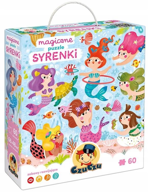 

Czu Czu Magiczne Puzzle Syrenki 60 Elem