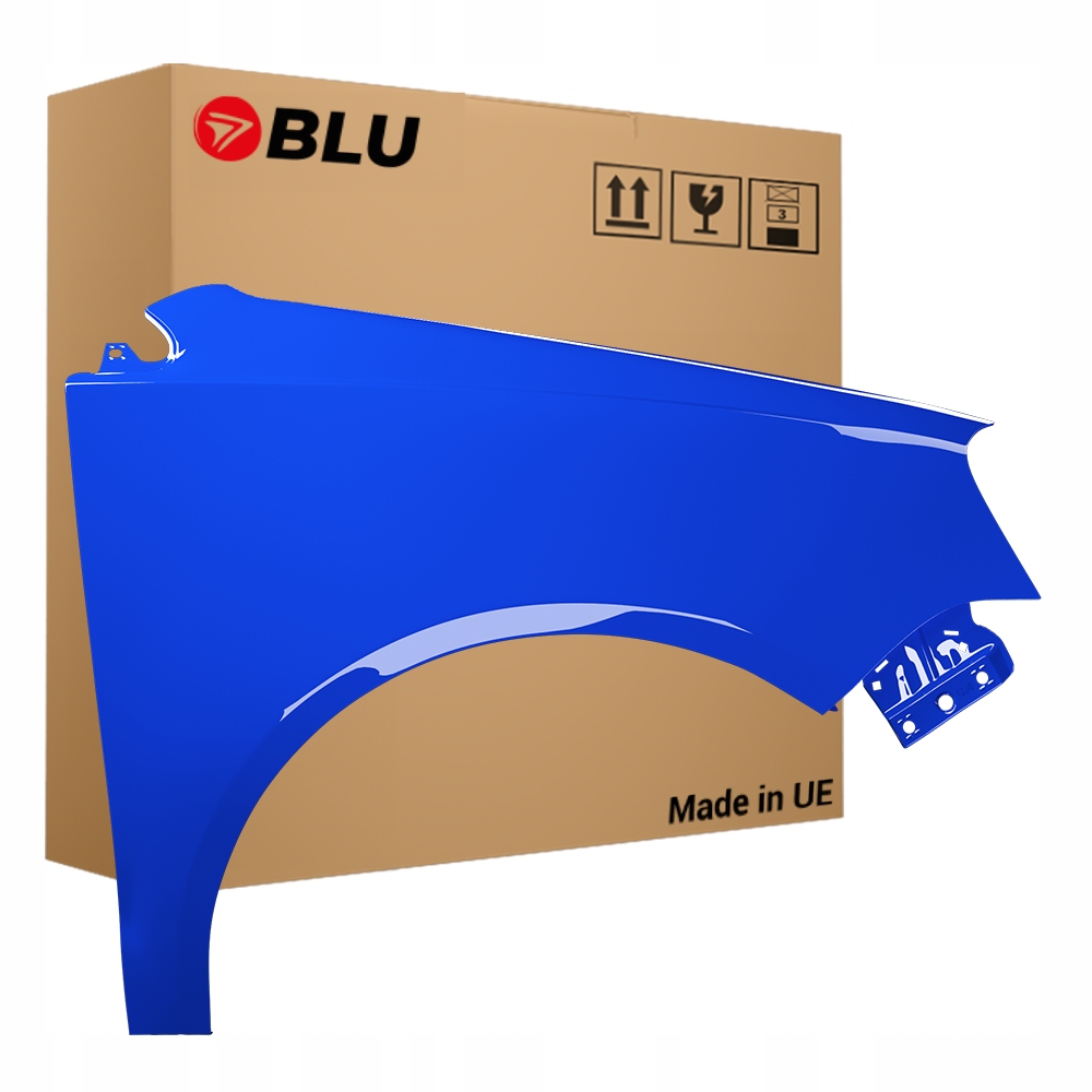 Blu Blatník Vw Polo 9N3 IV 4 LA5F pravý 05-09 přední lift pozink SommerBlau