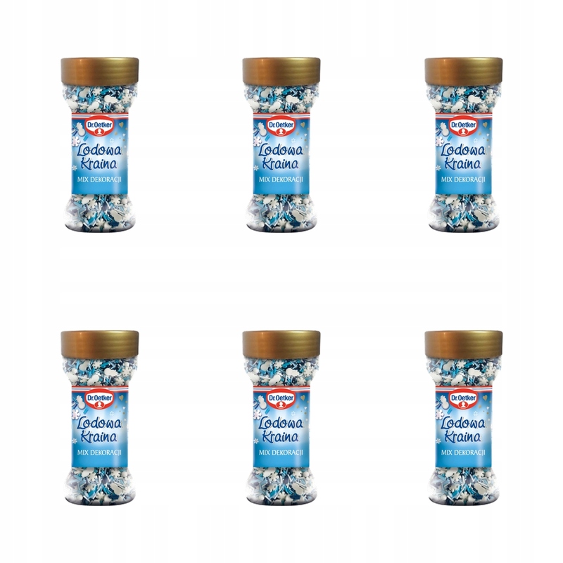 Dr. Oetker Ledová země, mix dekorací 48 g X6