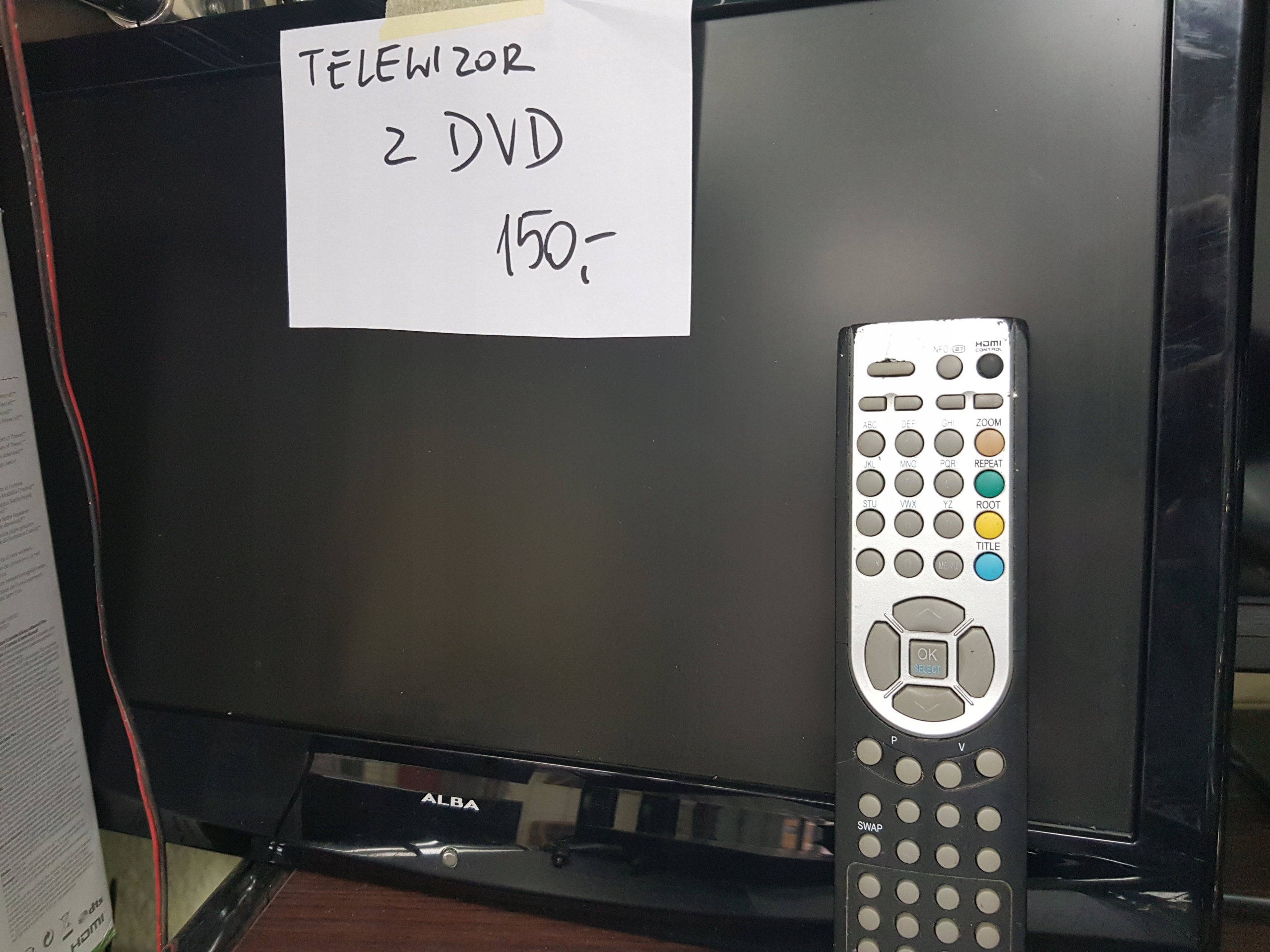 Telewizor ALBA Z ODTWARZACZEM DVD PILOT